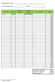 Tabelle drucken tabelle als pdf. Kassenbuch Vorlage Kostenlos Excel Vordrucke Muster Zum Download Ionos