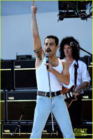 But egyptian is close enough i, guess. Rami Malek Films Live Aid Scene For Freddie Mercury Biopi Queen Movie Rami Malek Freddie Mercury Rami Malek