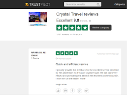 Crystal Travel Is Rated Excellent With 9 0 10 On Trustpilot Crystaltravelcomplaints Crystaltravelreviews Crys Travel Reviews Travel Crystals