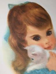 Vintage Set Of 4 Northern Paper Mills 11x14 Tissue Girls Prints Francis  Hook