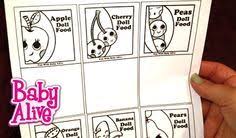 Baby Alive Doll Food Packet Template Printout Baby Alive Food Baby Alive Dolls Baby Alive Doll Clothes