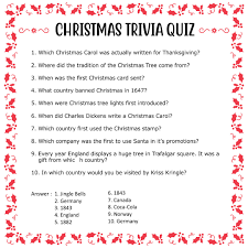 Sep 25, 2021 · here are 50 fun christmas trivia questions with answers, covering christmas movie trivia, holiday songs, and traditions for adults and kids. 6 Best Easy Christmas Trivia Printable Printablee Com