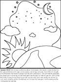 Includes images of baby animals, flowers, rain showers, and more. Creation Bible Coloring Pages