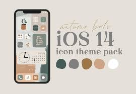Autumn Boho Icon Theme Pack Ios 14 App Covers Etsy App Covers Boho Icons App Icon