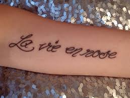 La Vie En Rose Life In Pink Life Through Rose Colored Glasses Tattoo Glasses Tattoo Tattoos Heart Tattoo