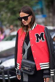 Mfw Street Style Moschino Short Baseball Virgin Wool Jacket Nawo
