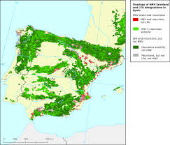 Home / maps of spain. Overlaps Of High Nature Value Hnv Farmland And Lfa Designations In Spain And Portugal European Environment Agency