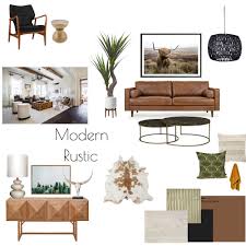 Get inspired with rustic, living room ideas and photos for your home refresh or remodel. Rustic Modern Living Room Interior Design Mood Board By Missmo Style Sourcebook