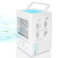 With two cooling fans and two speed fans, this air. 5000mah Battery Operated Portable Air Conditioner Evaporative Air Cooler For Small Room Office Desk Outdoor 700ml Water Dinkishome Com