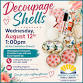Decoupage Shells Craft Event