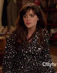 Black And White Polka Dot Pajamas Black And White Polka Dot Pajamas On New Girl Zooey Deschanel Style New Girl Polka Dots Pajamas