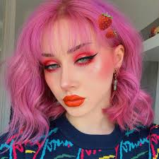 When autocomplete results are available use up and down arrows to review and enter to select. Strawberry Shake Pink Eyeshadow Palette Hot Pink Hair Hair Inspo Color Hair Color
