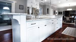 Laguna beaded shaker thermofoil kitchen cabinet door. Verona White Ready To Assemble Kitchen Cabinets