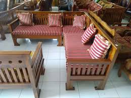 Model yang simple serta tidak kontemporer sangat. Double Sale Kursi Tamu Sudut Minimalis Sofa Bantal Antik Murah Mebel 800180454