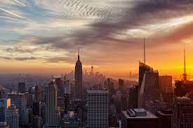 2048x1152 Wallpaper X For Windows New York City Background Sunset City New York Wallpaper