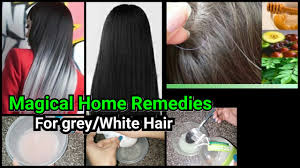 The compounds found in tea are good for enhancing the health of the scalp and providing keratin to hair to keep them soft. Magical Home Remedies For Grey White Hair Treatment To Get Rid Of Grey Hair Indian Hair Youtube