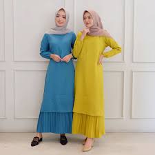 Apa kombinasi warna jilbab untuk baju biru dongker. Gamis Gandiva Maxi Biru Tosca Lemon Termurah Dress Muslim Promo Lazada Indonesia