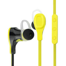 Allreli V4 0 Wireless Bluetooth Stereo Sport Headset Black Yellow Wireless Bluetooth Headset Wireless Sport Earbuds