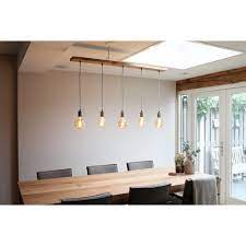 houten plafondbalk voor lampen 130 cm gemelamineerd eiken losse plafondbalken lamponderdelen onderdelen houten plafondbalken lampen houten