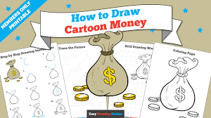 Push the lining into the main bag and press with an iron. How To Draw Cartoon Money Really Easy Drawing Tutorial