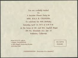 How to plan surprise romantic dinner in pakistan. Invitation To Surprise Dinner Party For Kala B Chandra South Asian American Digital Archive Saada