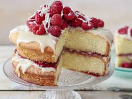 It's light, heavenly and homemade! White Chocolate And Raspberry Cake Recipe Odlums