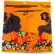 Vintage Dennison Halloween Crepe Paper Sample Page H858 Witches Jols Owls Vintage Halloween Witch Vintage Halloween Vintage Halloween Photos