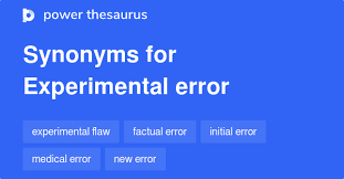 Image result for Experimental Error