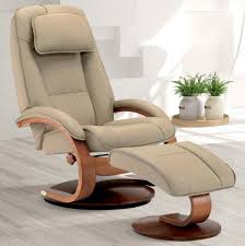 Oslo Collection Bergen Recliner And Ottoman Cobblestone Tan Recliner With Ottoman Contemporary Recliners Swivel Recliner