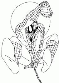 Easy coloring pages for kids. Spiderman Free Printable Coloring Pages For Kids