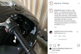G memang tak ada lelaki seperti aku. Melampau Brek Motosikal Bmw 1000 Rr Alif Satar Lesap Di Parkir Kondominium Jangan Main Main Doa Orang Dianiaya Hiburan Mstar
