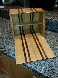 Free bread box woodworking plans. Bread Box Woodworking