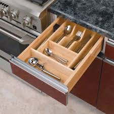 Wooden desktop organizer with drawers. Wood Kitchen Drawer Organizer Inserts Rev A Shelf 4wct Series Rockler Woodworking And Hardware