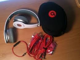 White Dr Dre Beats Solo HD Headphones w/ 1 Mic And Volume Control & 1 Hard  Wire | #342989905