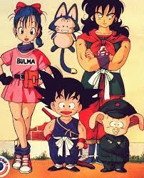 Gohan, goku, trunks, vegeta, and piccolo. 80s 90s Dragon Ball Art