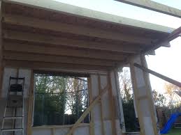 This is the deck with some framing members louvered to provide some shade against. Installing The Roof Diy Projects