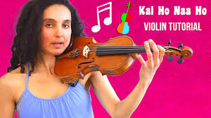 Kal Ho Naa Ho Violin Tutorial With Color Coded Strings Youtube