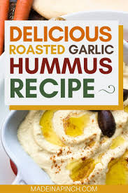 Creamy Roasted Garlic Hummus In 2020 Roasted Garlic Hummus Recipe Garlic Hummus Recipe Roasted Garlic Hummus