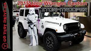 Jeep Wrangler Stormtrooper Costs 60 000 Star Wars Wrangler 2015 Jeep Wrangler Jeep Wrangler Jeep