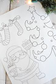 Marvelous christmas coloring pictures for kids printable pages free santa book colouring the. Free Printable Christmas Coloring Pages Crazy Little Projects