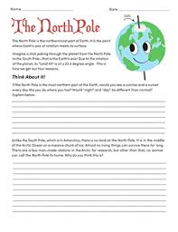 The North Pole Worksheet Education Com North Pole Worksheets Pole