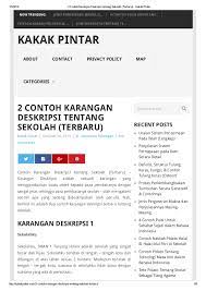 Pada smk 2 kasih bunda telah dinobatkan menjadi suatu sekolah terbaik di indonesia. 2 Contoh Karangan Deskripsi Tentang Sekolah Terbaru Kakak Pintar