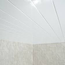 Everyday low prices and amazing selection. Gloss White Chrome Strip Bathroom Wall Cladding White Shower Panels Pvc Ceiling Ebay