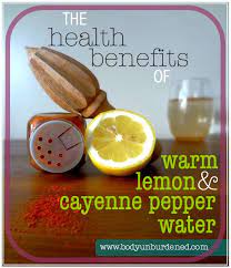 The Health Benefits Of Warm Lemon And Cayenne Pepper Water Healthy Detox Cleanse Healthy Detox Health