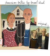 American gothic by grant wood american gothic is a painting produced by grant wood in 1930. Appreciating Art Tweens Paint Famous Works House Of Hepworths