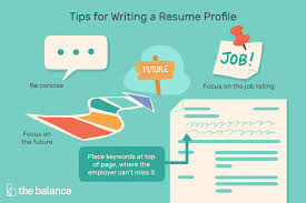 This job is perfect for people who like spending time with kids. How To Write A Resume Profile