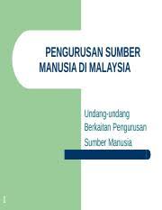 Bahagian pengurusan sumber manusia bertanggungjawab terhadap pembangunan organisasi dan pengurusan sumber manusia di kementerian dalam negeri (kdn), jabatan dan agensi. Bab 1 Pengenalan Pengurusan Sumber Manusia Dr Rogis Baker Pengenalan Pengurusan Sumber Manusia Bab Dr Rogis Baker 1 1 Kandungan Kepentingan Course Hero