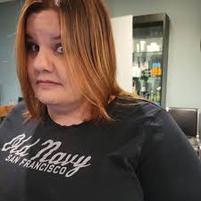 Level 6 caramel brown root base with balayage #thelookwhenyoulikeyourhair😂