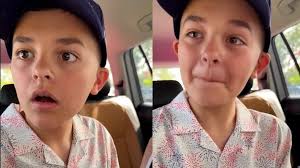 Watch boy’s eyes slowly well up as his long-awaited sibling dream comes  true