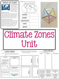 Climate Zones Unit Over 50 Pages Nonfiction Text Interactive Notebook Pages Graphic Organizers And Mo Nonfiction Texts Climate Zones Interactive Notebooks